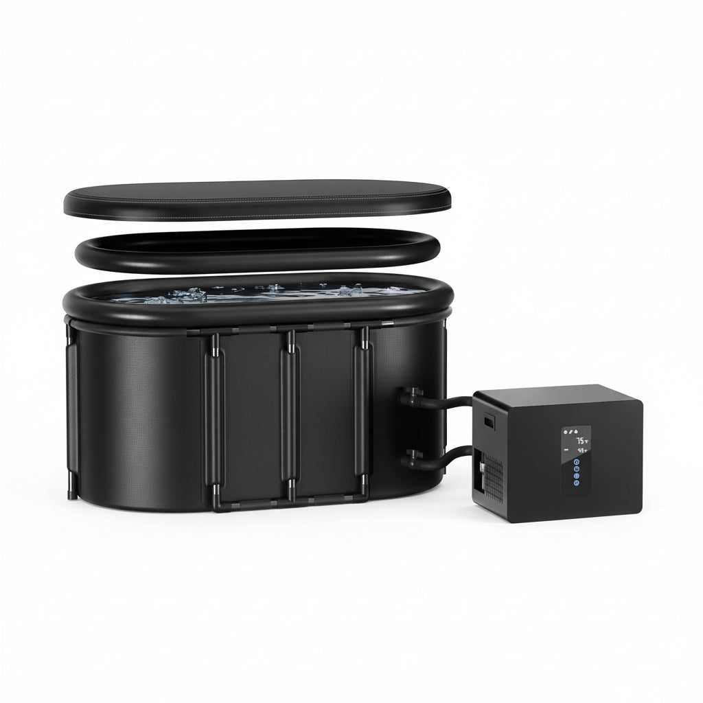 1/3HP Ice Bath Chiller & 148Gal Cold Plunge Tub Bundle