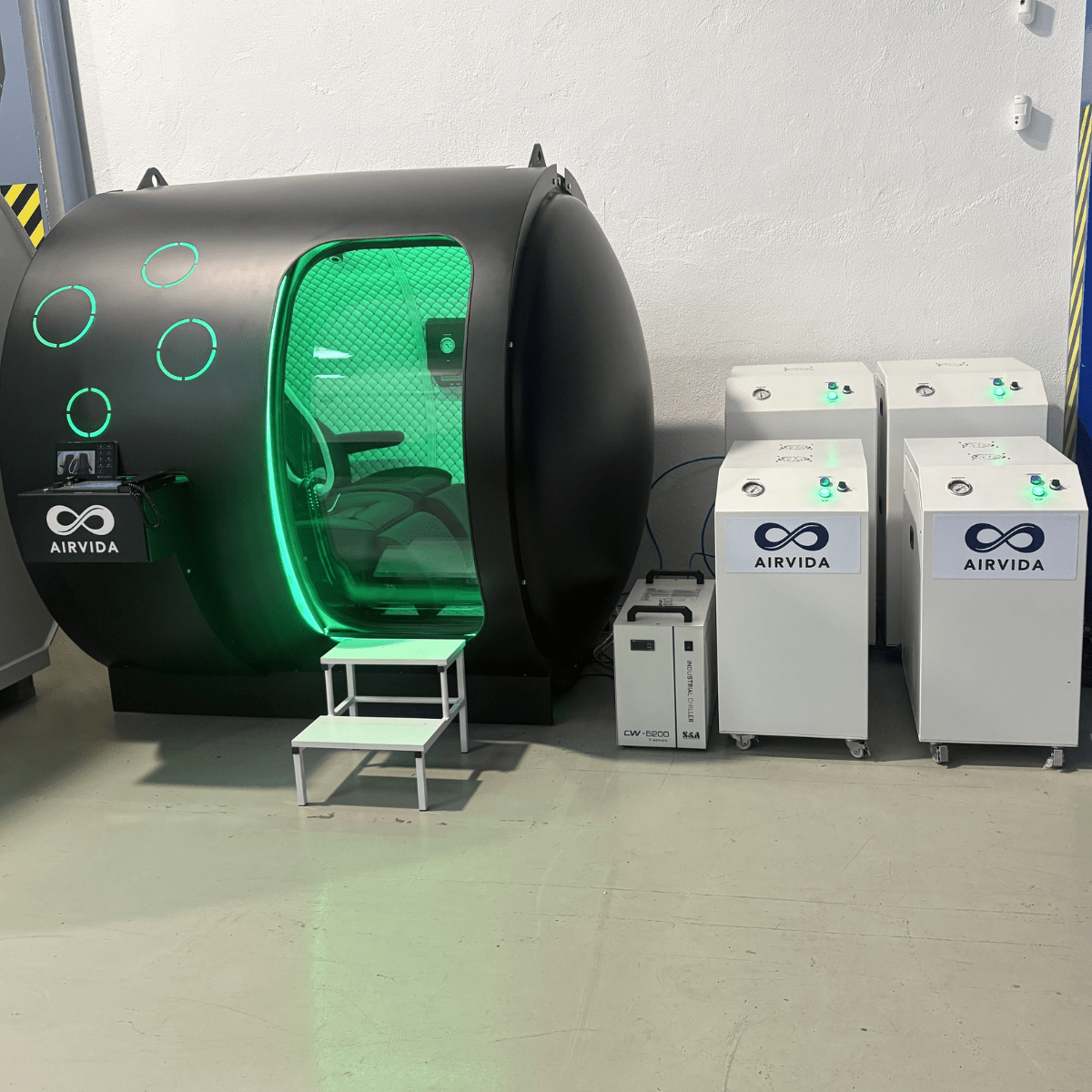 2.0 ATA Hardshell Multiplace Hyperbaric Chamber with BIBS Mask