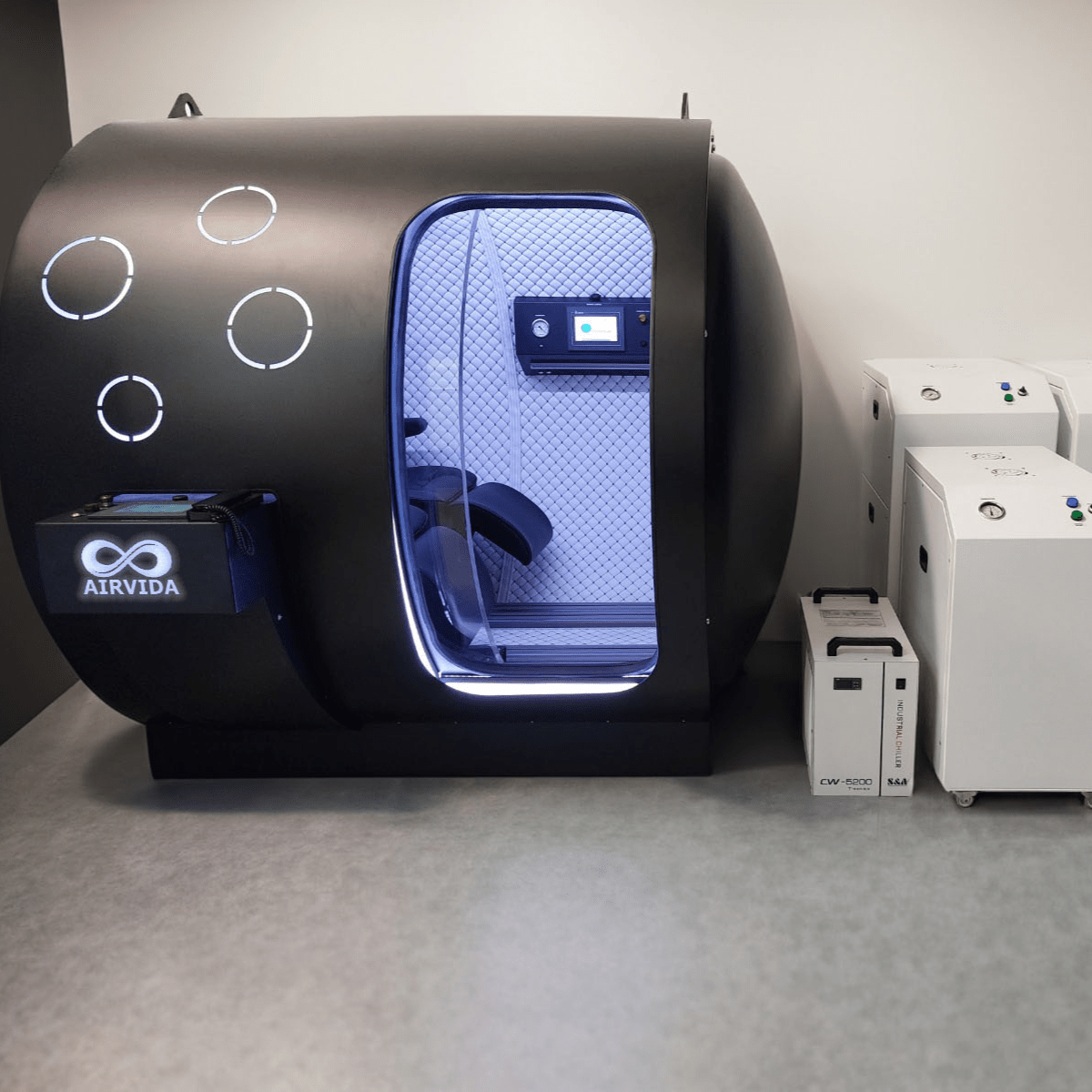 2.0 ATA Hardshell Multiplace Hyperbaric Chamber with BIBS Mask