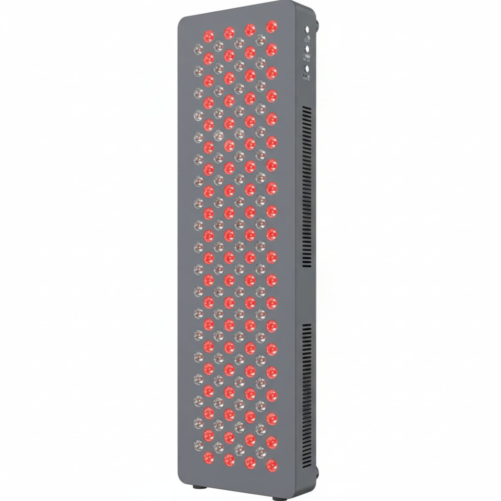 HG1000 Full Body Red Light Therapy Panel, 200 Leds, 660Nm Red & 850Nm Near-Infrared Light, Built-In Timer, Door Hanging Kit
