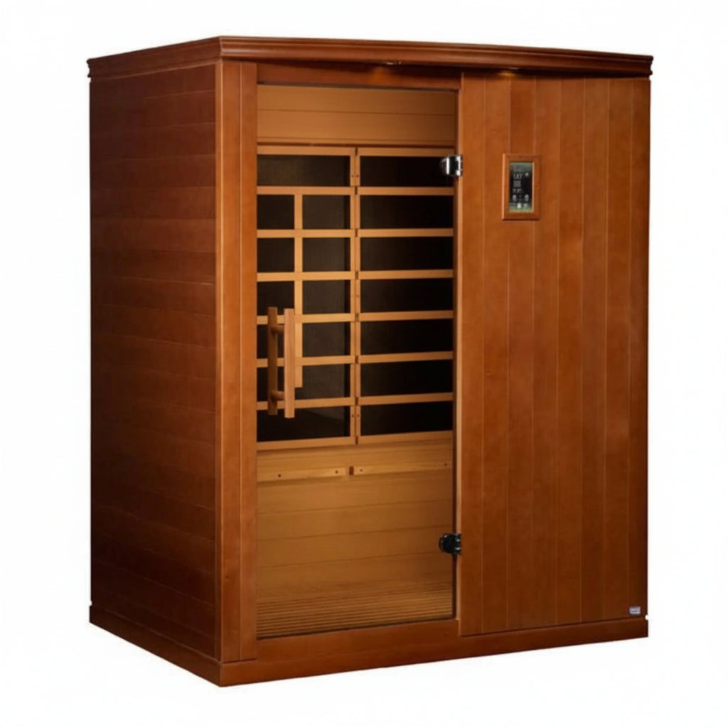 Madrid Elite 3 Person Low EMF Infrared Lighting Home Sauna