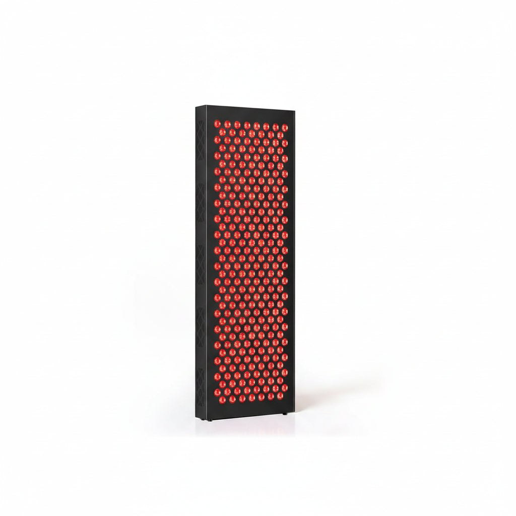 Red Light Therapy Box, 5In1 LED with 630-660-810-830-850, Metal Case, 3 Modes Red Light Panel with Soft Belt, 6 Timing Set - 9 Pulse Modes - 4-Level - Red Light Therapy Panel for Body