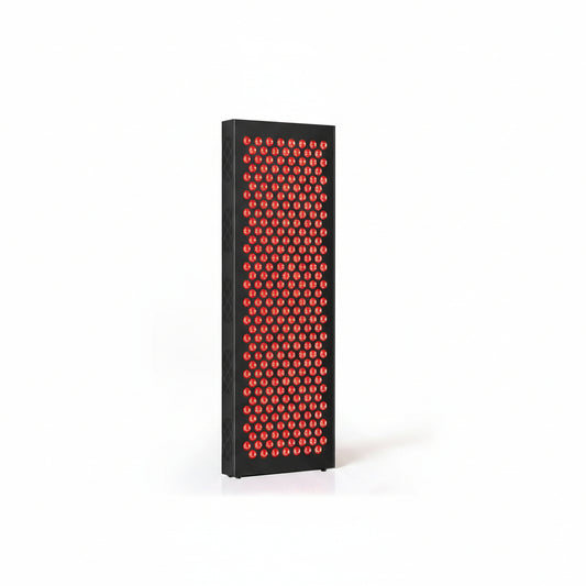 Red Light Therapy Box, 5In1 LED with 630-660-810-830-850, Metal Case, 3 Modes Red Light Panel with Soft Belt, 6 Timing Set - 9 Pulse Modes - 4-Level - Red Light Therapy Panel for Body